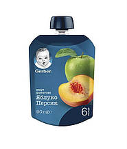 Пюре Gerber 5460 Яблуко-персик 90г (bc-343861)
