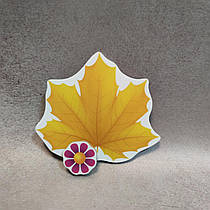 Магнітний стенд для кріплення малюнка Листочок жовтий