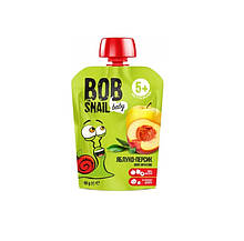 Пауч пюре Яблуко-персик 90 г Bob Snail (bc-345403)