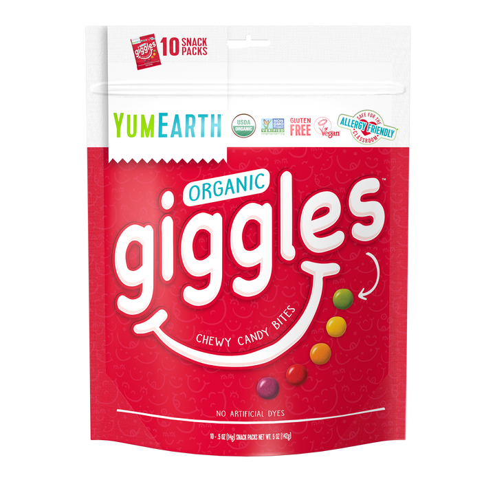 Жувальні фруктові цукерки YumEarth Organic Giggles, 142 г