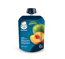 Пюре фруктове Gerber Pouch Яблоко-персик 90 г (bc-354987)