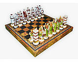 Шахові фігури "Бой Рімлян з Варварами" великі Nigri Sccchi SP1415, фото 2