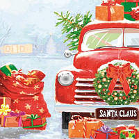 Серветка ТМ "La Fleur" 33x33, 2шарі, 16шт, "Авто Санти"