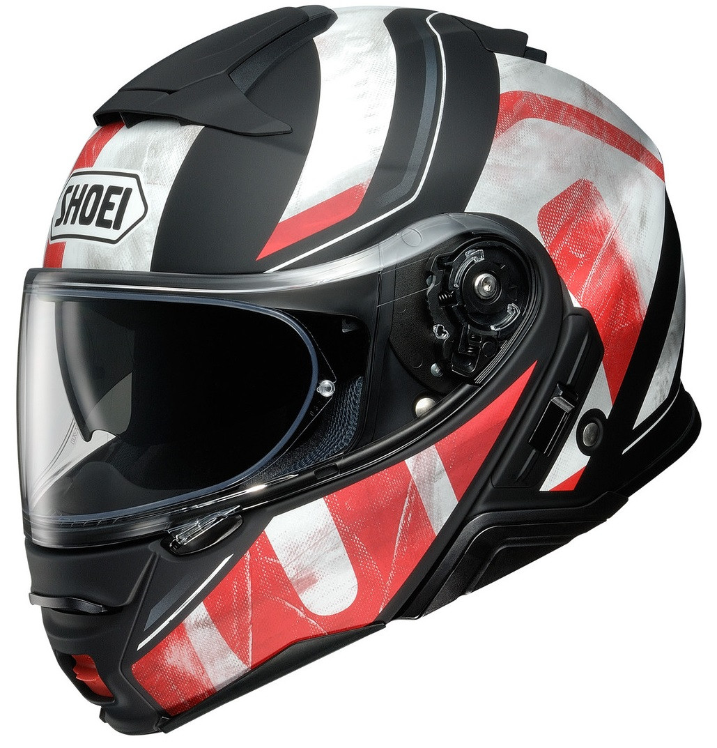 Мотошолом Shoei Neotec 2 Jaunt TC-1 сірий/червоний, L