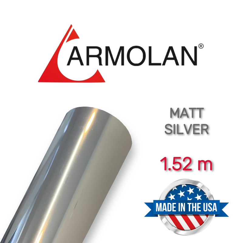Armolan Matt Silver, срібляста матова плівка для скла