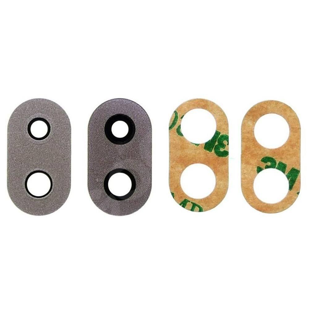 Скло камери для Huawei Honor 6X (BLN-AL10), колір сірий, в рамці, фото 1