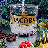 Декоративна гелева свічка Чародійка 9502 циліндр з логотипом корпоративний сувенір, фото 3