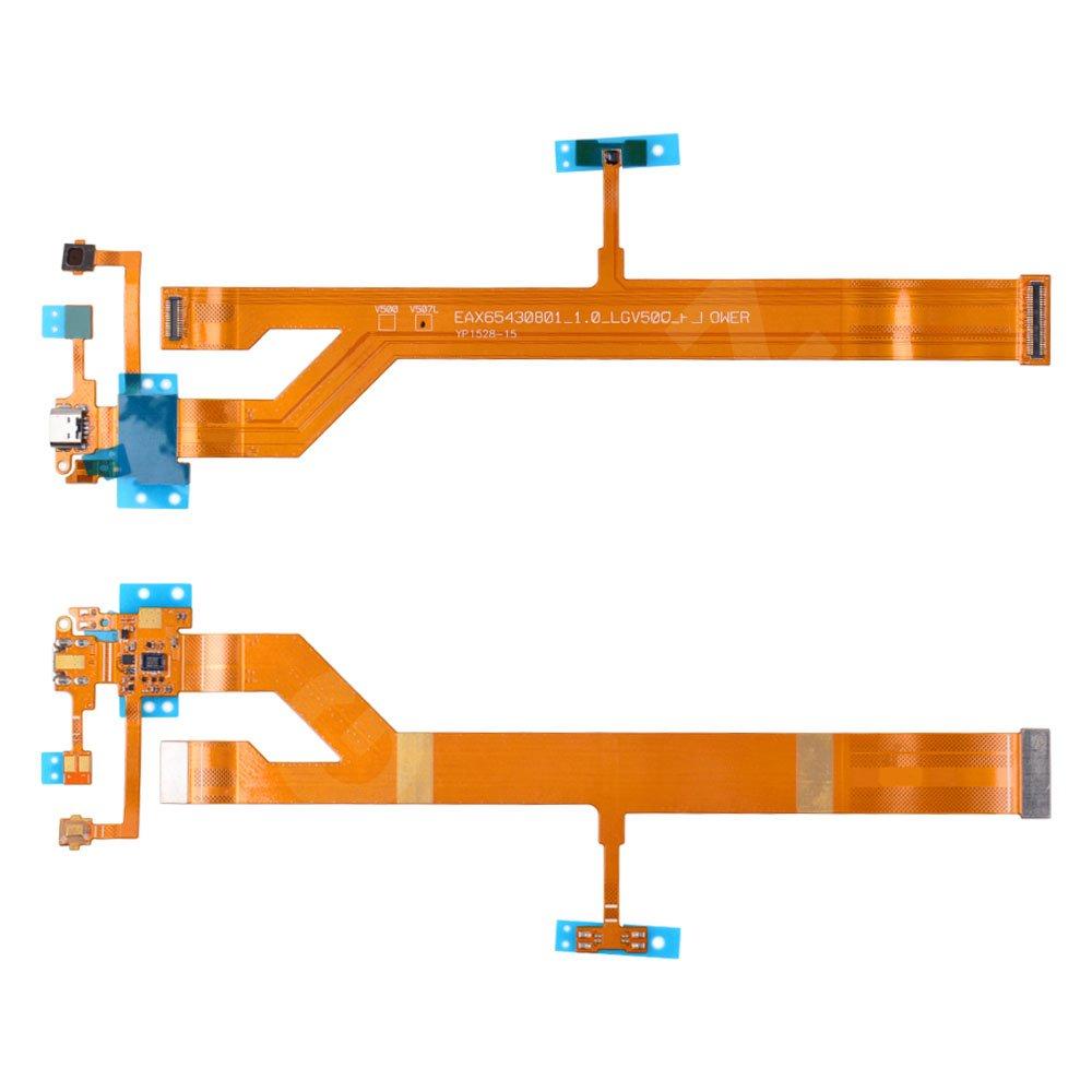 Шлейф для LG V500 G Pad 8.3" V510 с разъемом зарядки и микрофоном, цена ...