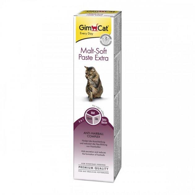GimCat Malt Soft Extra паста для виведення шерсті 100г (407531)