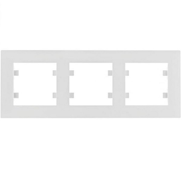 Рамка 3-містна біла Intense Lumina-2 Hager WL5730