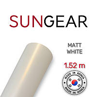 Sungear matt white, белая матовая пленка для стекла.