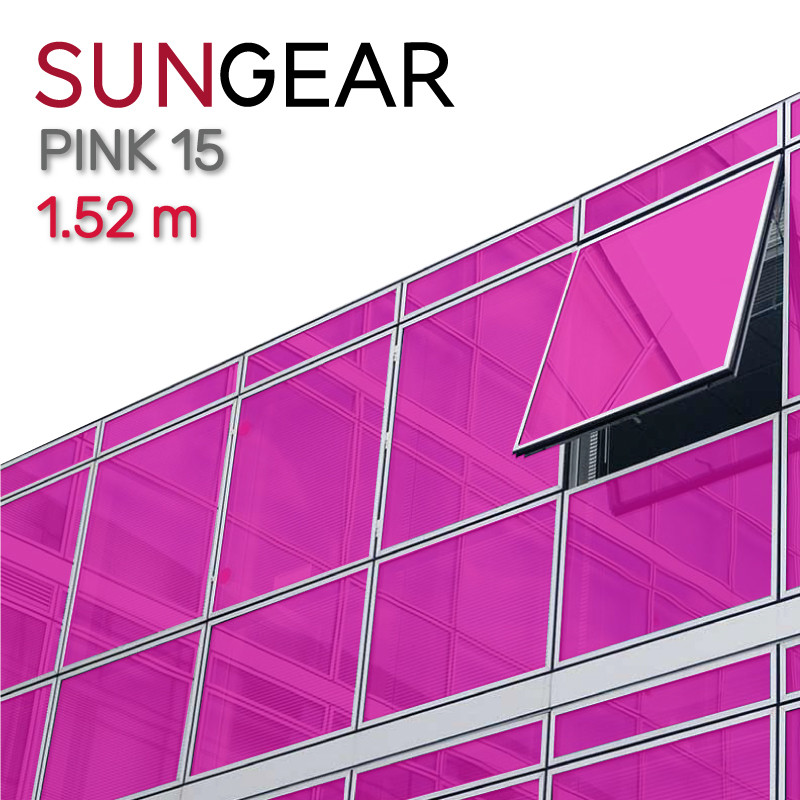 Плівка дзеркальна рожева Sungear pink 15