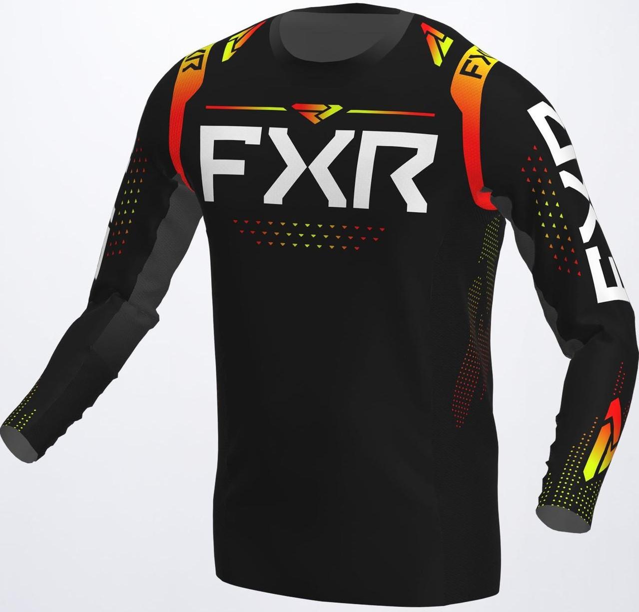 Мотоджерсі FXR Helium MX 22 чорний/червоний, XXXL