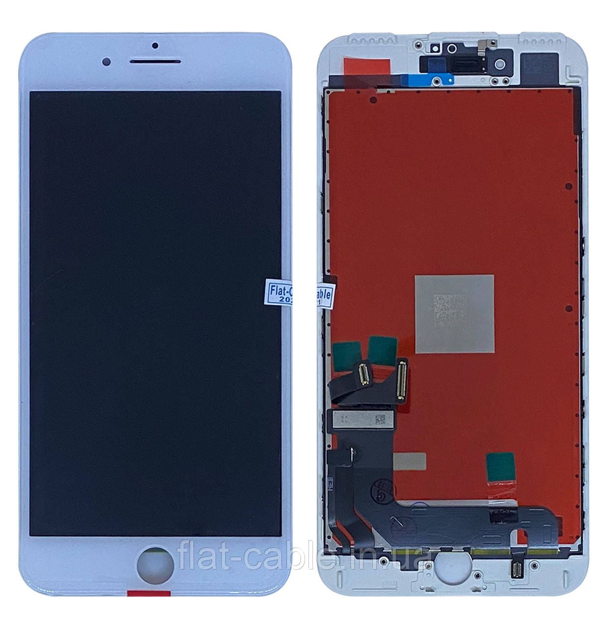 Дисплей (модуль) iPhone 7 Plus (A1661/A1784/A1785) Білий Original замінений шлейф