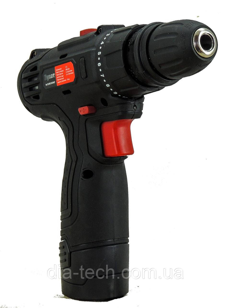 Шурупокрут акумуляторний Булат CD-12V DFR