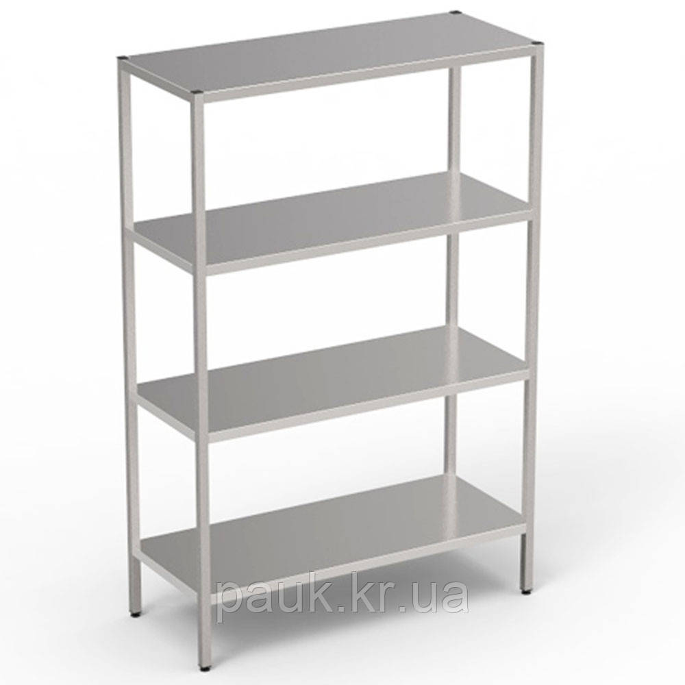 Стелаж виробничий 1800х600х400 мм, поличковий металевий стелаж, стелаж кухонний, стелаж на кухню з металевими полками, фото 1
