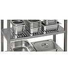 Стелаж виробничий 1800х600х400 мм, поличковий металевий стелаж, стелаж кухонний, стелаж на кухню з металевими полками, фото 3