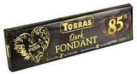 Шоколад Torras чорний 85%какао 300гр