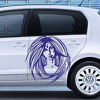 Наклейка на автомобіль «Сумна діва» з оракалу