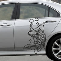 Наклейка на автомобіль «Рибка у ставку» з оракалу