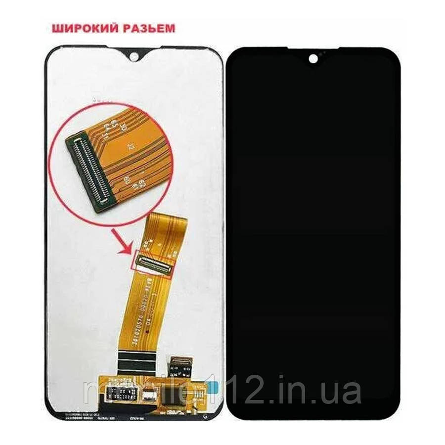 Екран (дисплей) Samsung Galaxy A01 A015, M01 M015 з тачскріном широкий роз'єм оригінал Китай