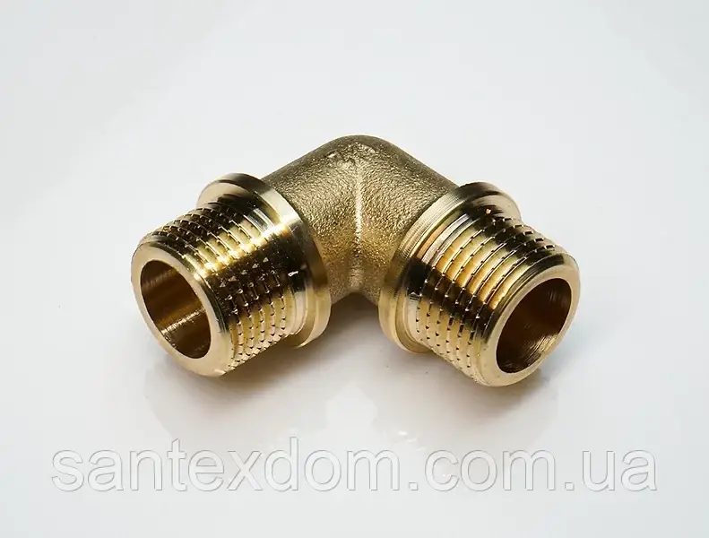 Кут латунь 1/2" Н-1/2" Н, фото 1