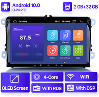 Junsun 4G Android магнітола для VW Volkswagen Golf Polo Tiguan Passat b7 b6 Skoda Octavia 2+32+DSP