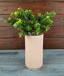 Ваза для квітів Венера бежева 20,5 см кераміка