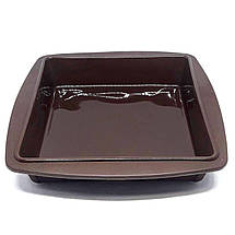 Силіконова форма для випічки MagicKitchen №695 Деко квадратне 28х28х5 см, фото 4