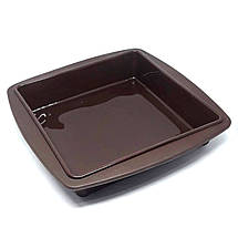 Силіконова форма для випічки MagicKitchen №695 Деко квадратне 28х28х5 см, фото 2