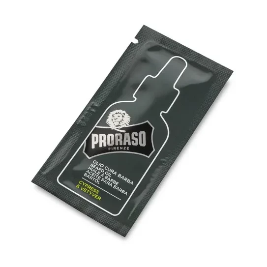 Тестер олії для бороди Proraso Cypress and Vetyver Beard Oil 4 мл