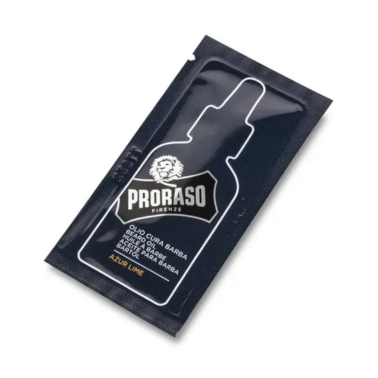 Тестер олії для бороди Proraso Azur Lime Beard Oil 3мл