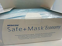 Маски процедурные Medicom Safe Mask Economy голубые, 50шт