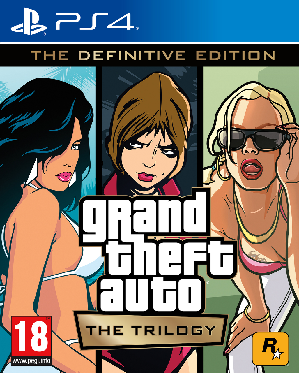 Диск із грою Grand Theft Auto: The Trilogy – The Definitive Edition [Blu-Ray диск] (PS4), фото 1