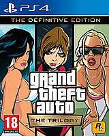 Диск с игрой Grand Theft Auto: The Trilogy The Definitive Edition [Blu-Ray диск] (PS4)