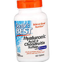 Doctor's s BEST Hyaluronic Acid + Chondroitin Sulfate with Collagen 60 таб
