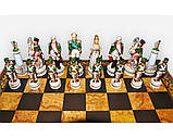 Шахові фігури "Бородинський бій" середні Nibri Scacchi SP1812, фото 2