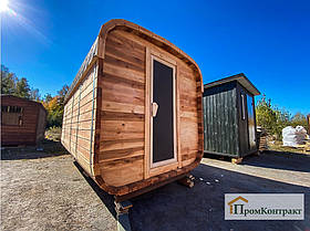 Будівництво мобільної квадро-бані — 6,0х2,4х2,4 під ключ