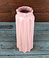 Ваза для квітів Грань №3 рожева 27,5 см кераміка, фото 3