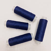 Нитка Текстурированная для трикотажа Stretch 7282 цвет синий плотность 160 намотка 200м 100% полиэстер