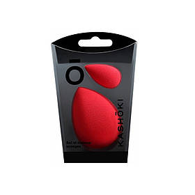 Набір спонжів для макіяжу, червоні Kashoki Set Of Make Up Sponge
