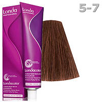 Стойкая крем-краска для волос Londa Professional Permanent Color - 5/7 - Light Brunette Brown, 60 мл