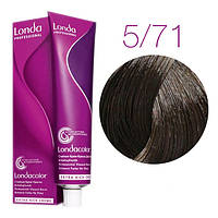 Стійка крем-фарба для волосся Londa Professional Permanent Color - 5/71 - Light Brunette Brown Ash, 60 мл