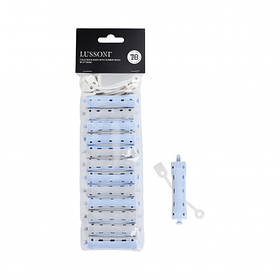 Бігуді для волосся (коклюшки) Lussoni Cold-Wave Rods With Rubber Band D11*70 мм 12 шт D13*70 мм