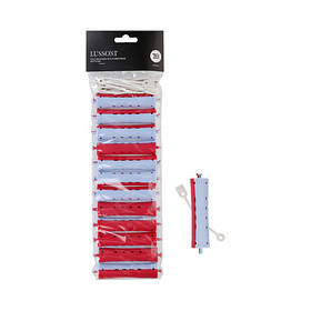 Бігуді для волосся (коклюшки) Lussoni Cold-Wave Rods With Rubber Band D11*70 мм 12 шт D19*91 мм