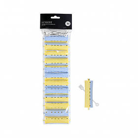 Бігуді для волосся (коклюшки) Lussoni Cold-Wave Rods With Rubber Band D11*70 мм 12 шт D22*91 мм
