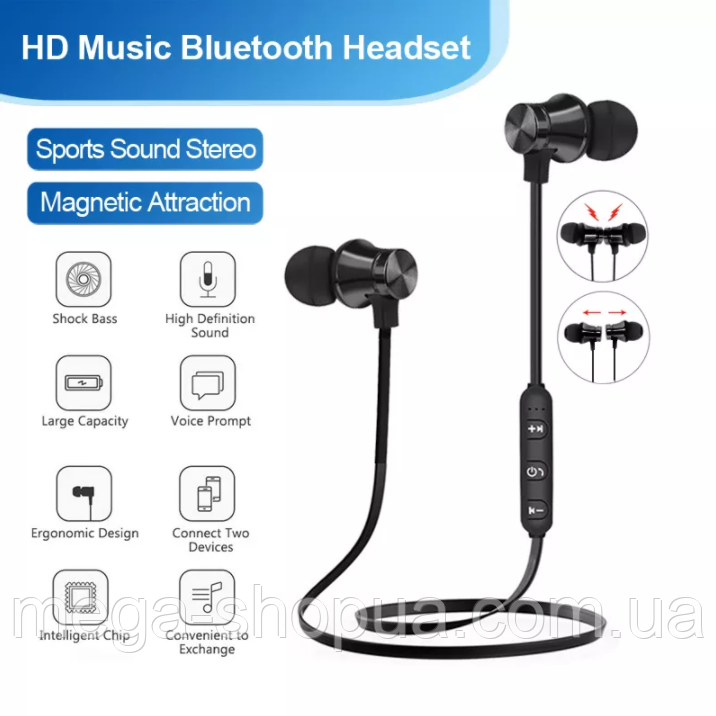 Бездротові навушники та гарнітура Bluetooth блютуз блютус для телефону JooD-31B