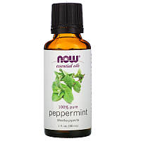 Эфирное масло перечной мяты NOW Foods, Essential Oils "Peppermint" чистое (30 мл)