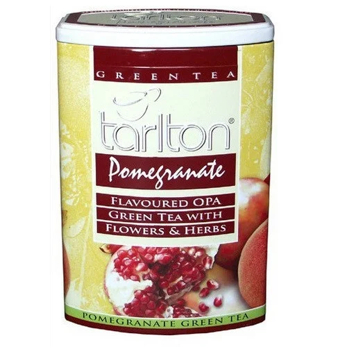 ЧАЙ ТАЛТОН ЗЕЛЕНИЙ ЛІСТОВИЙ POMEGRANATEC І ЛЕПЕСТКАМИ ЖАСМІНА 200 Г Ж/Б дата 8.2023