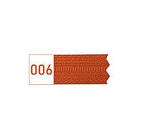 Спіральна блискавка №5 рулонна S-006 помаранчевий 13,5 гр/м (рул 200м) ZIP
